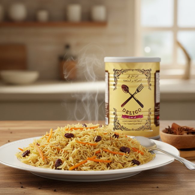 الأرز البخاري بسمن الشوكة والمعلقة